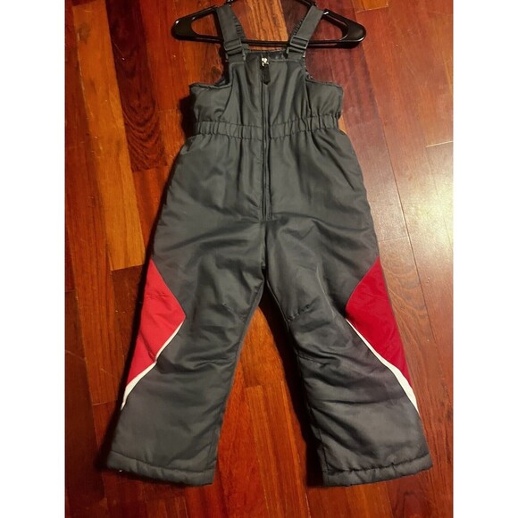 Kids Black Ski Snow Bib Pants Medium 5/6 Zero Exposure insulated winter - Picture 1 of 3